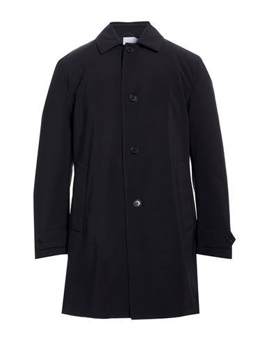 Man Coat Midnight blue Size L Polyester, Polyurethane