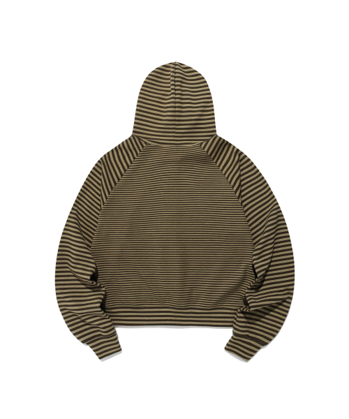 STAR LOGO ST HOOD ZIP UP_KHAKI