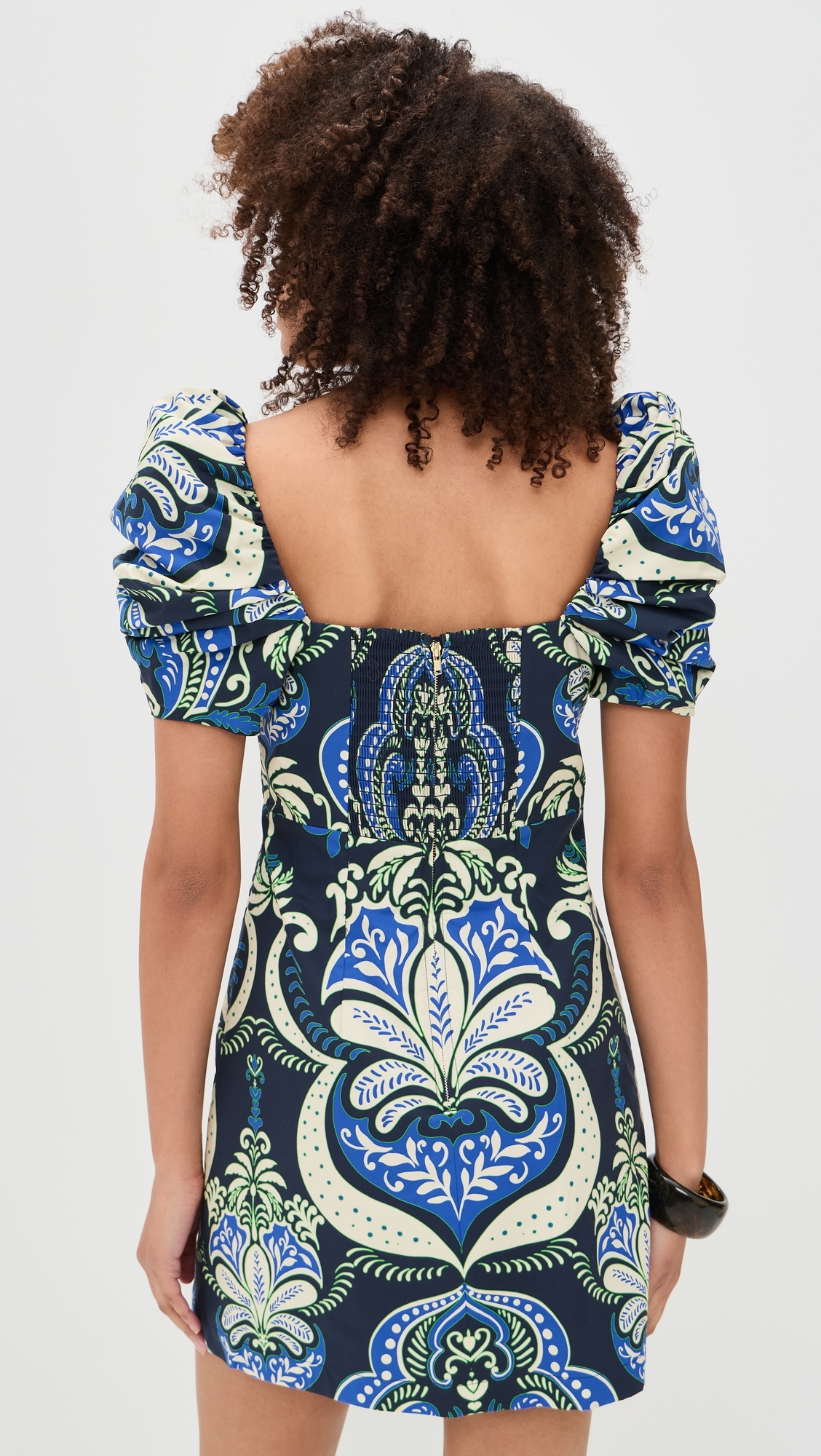 Kelly Dress Palm Pavillion Cobalt