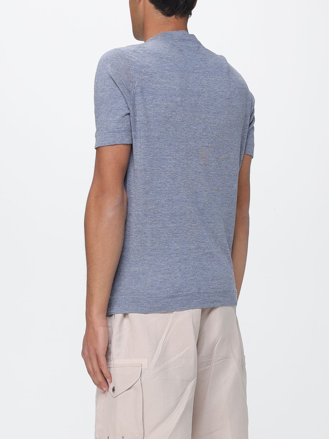 Sweater Men color Gnawed Blue