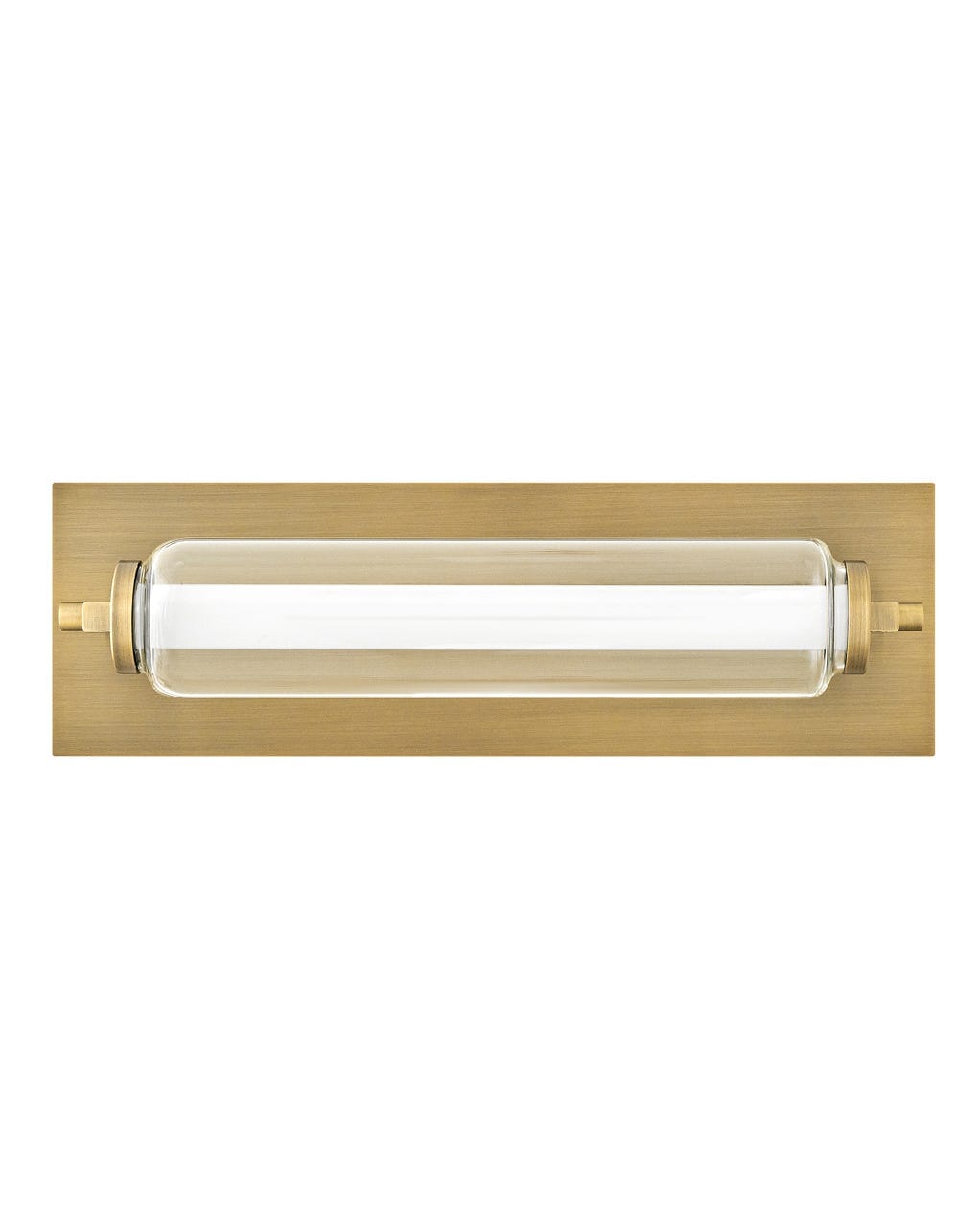 Lacquered Brass LED Vanity from the Lucien Collection