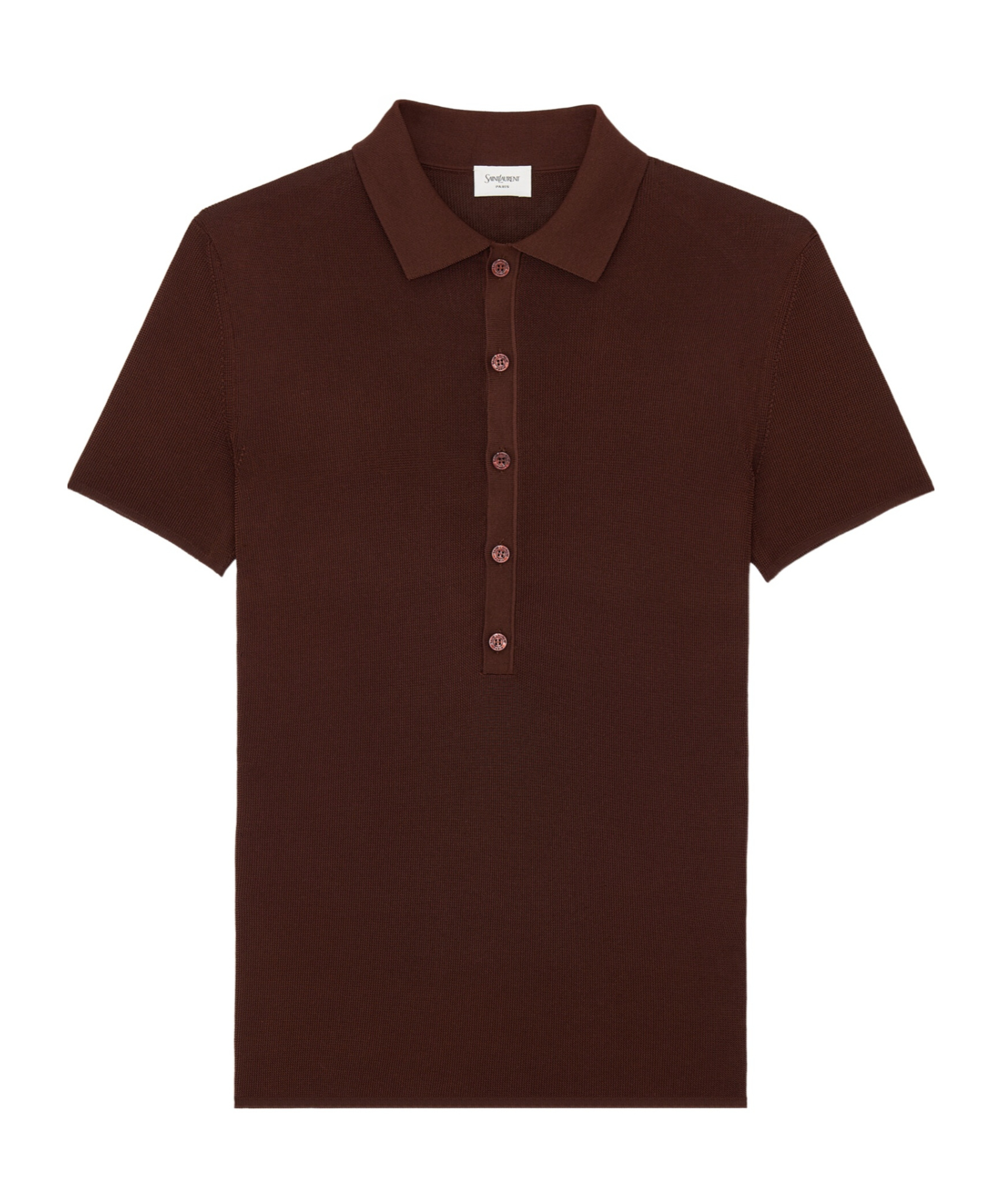 Button Detailed Short-Sleeved Polo Shirt