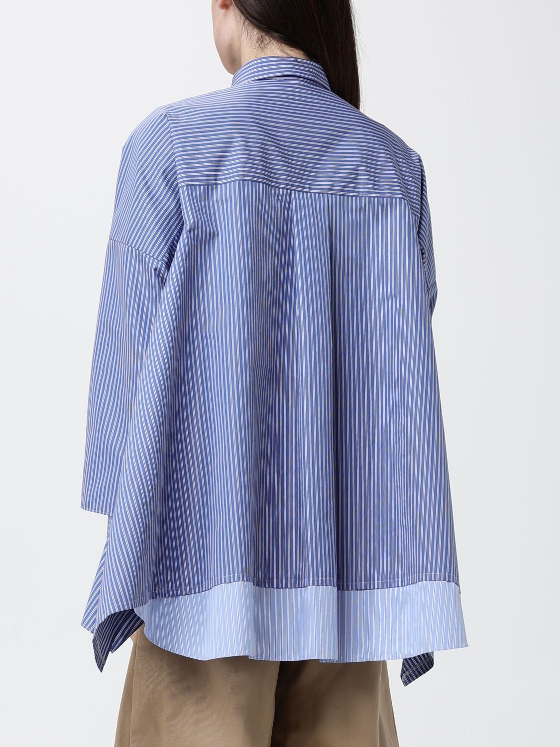 Shirt Woman color Gnawed Blue