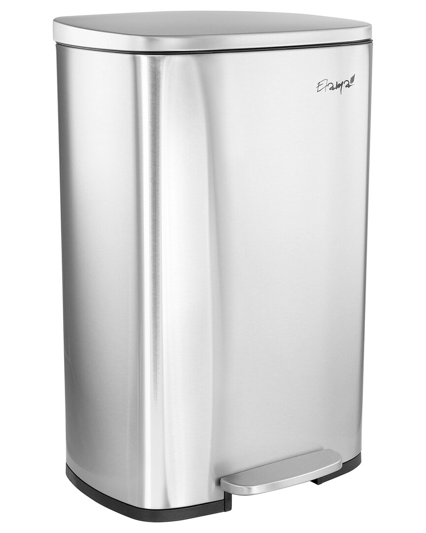 50L Rectangular Stainless Steel Step Trash Bin