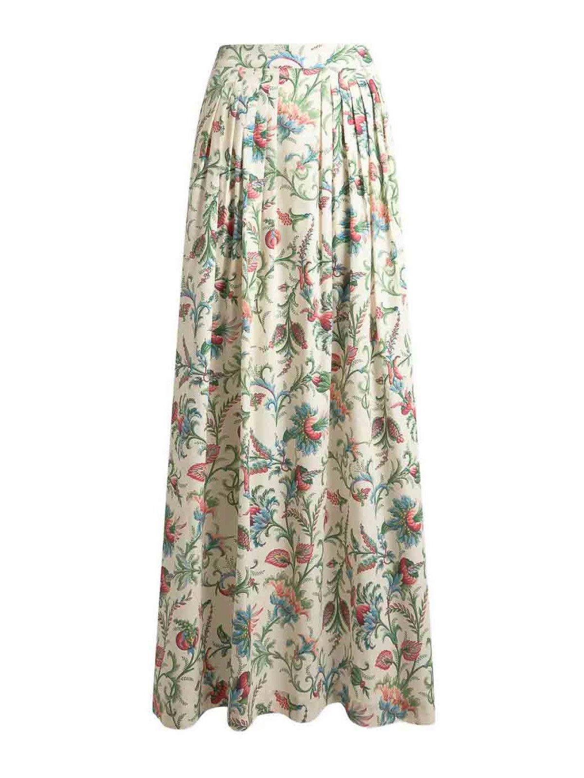 Floral midi skirt
