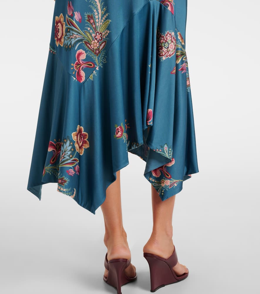Printed midi dress