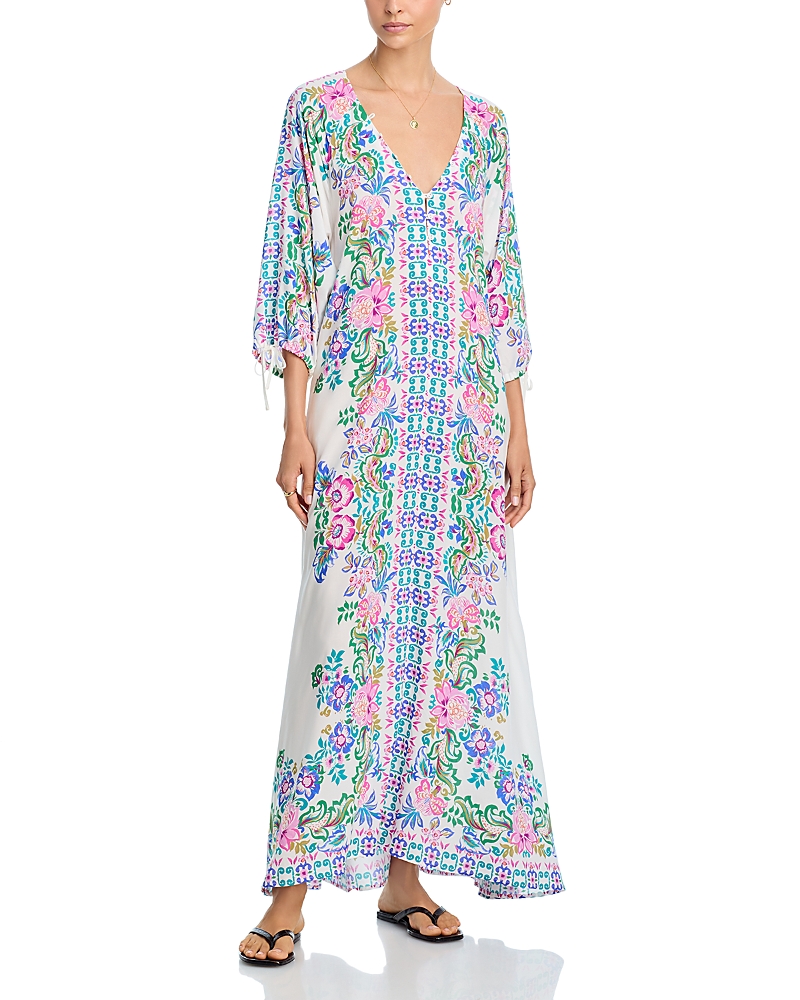 White Melia Swim Cover-Up Dress