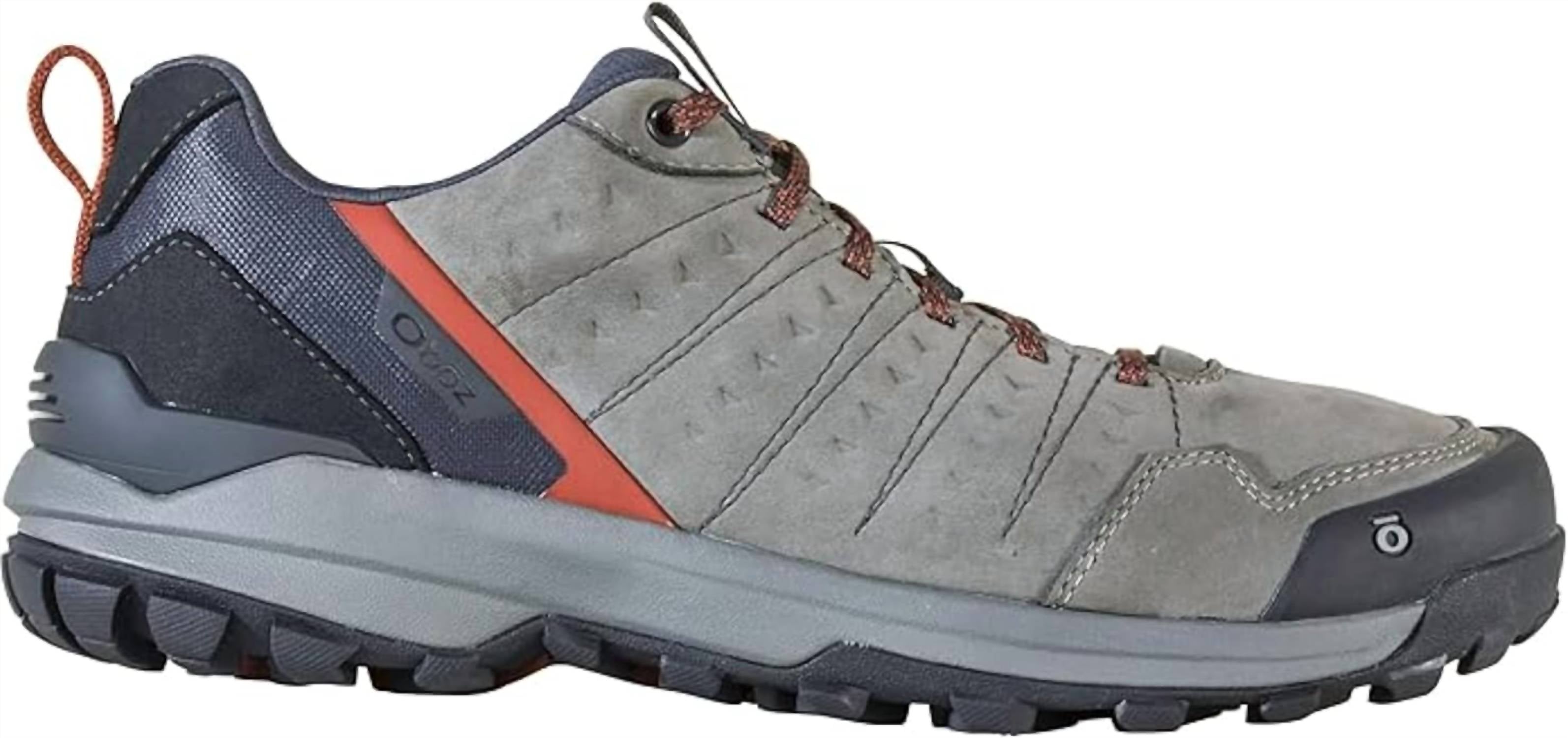 Men's Sypes Low Leather B-Dry Hiking Shoe In Steel
