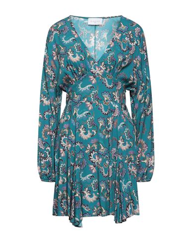 Woman Mini dress Deep teal Size 2 Viscose
