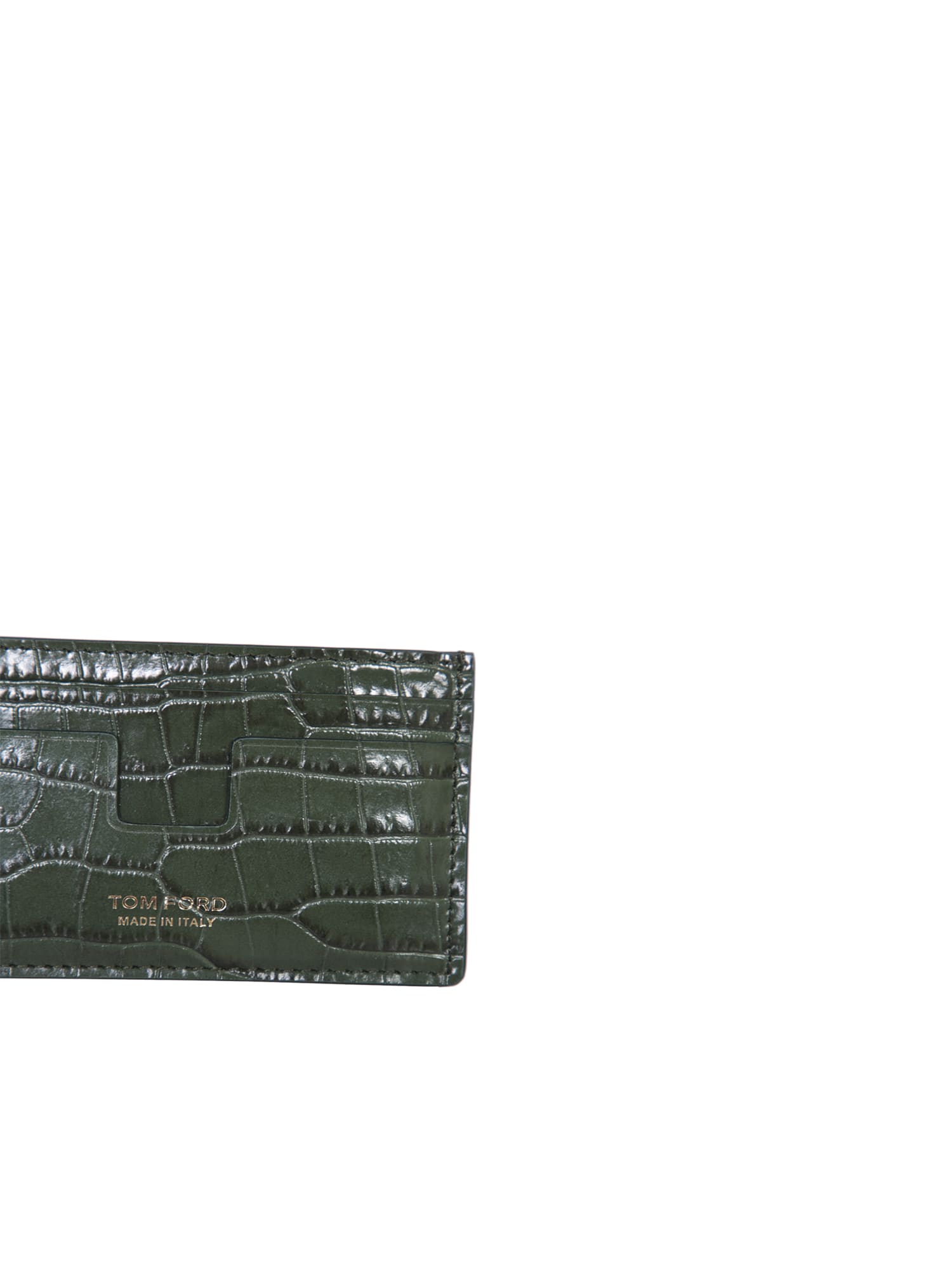 4 Slots Crocodile Green Wallet