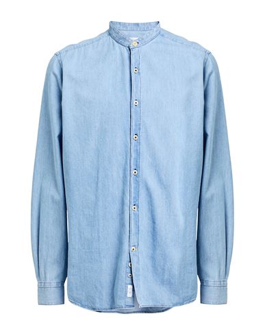 Man Denim shirt Blue Size 16 Cotton