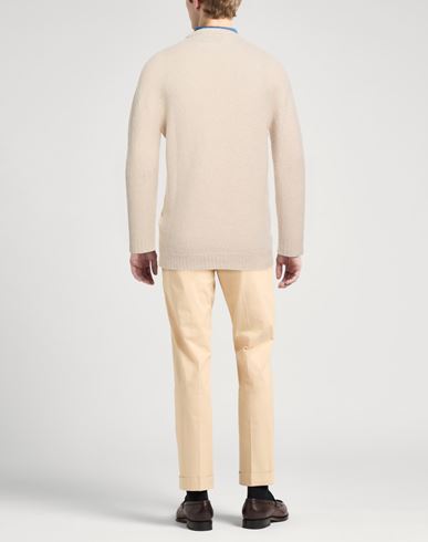 Man Sweater Beige Size 44 Alpaca wool, Polyamide, Cotton, Modal, Elastane
