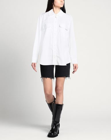 Woman Shirt White Size 8 Cotton