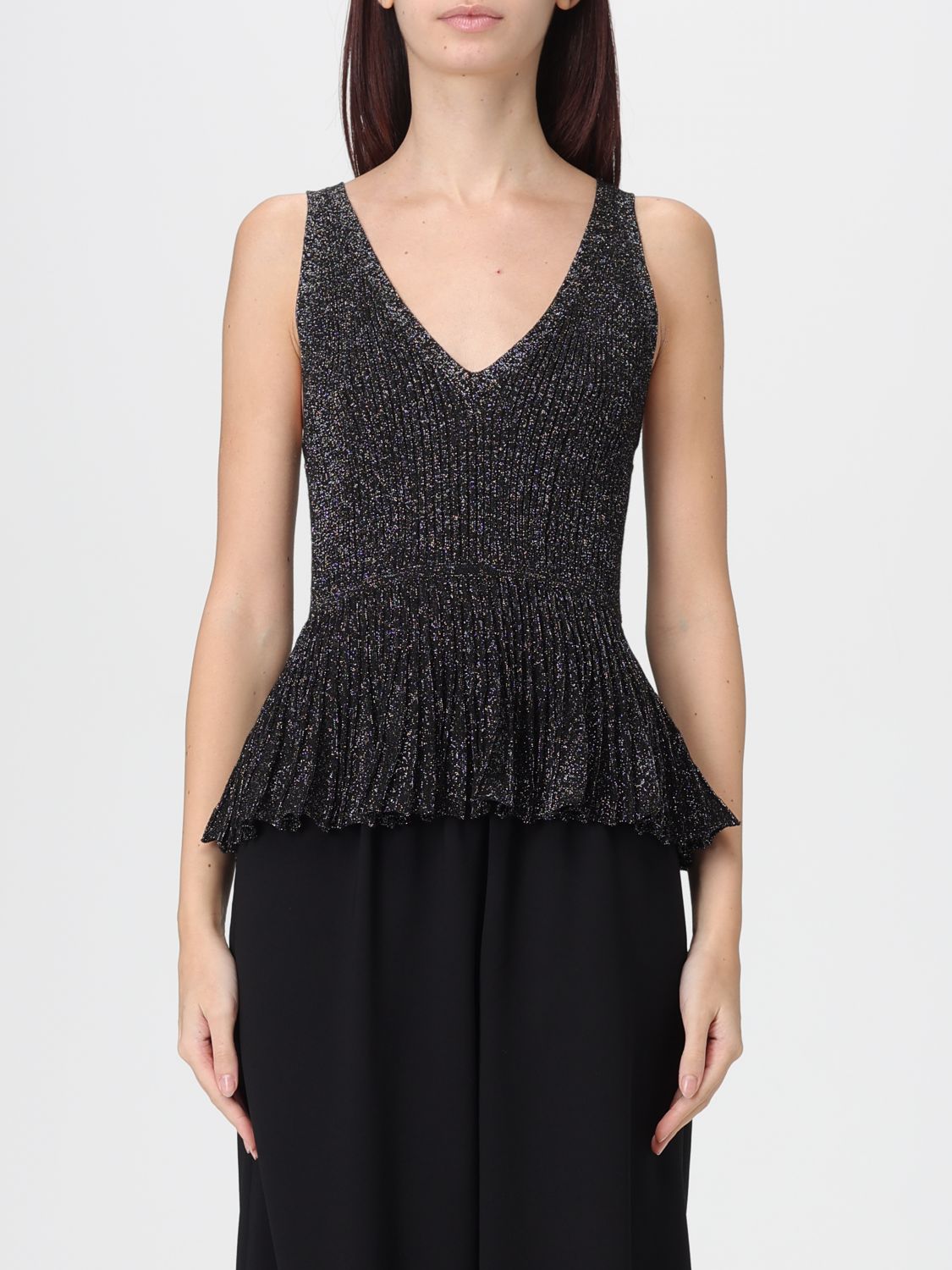 Top Woman color Black