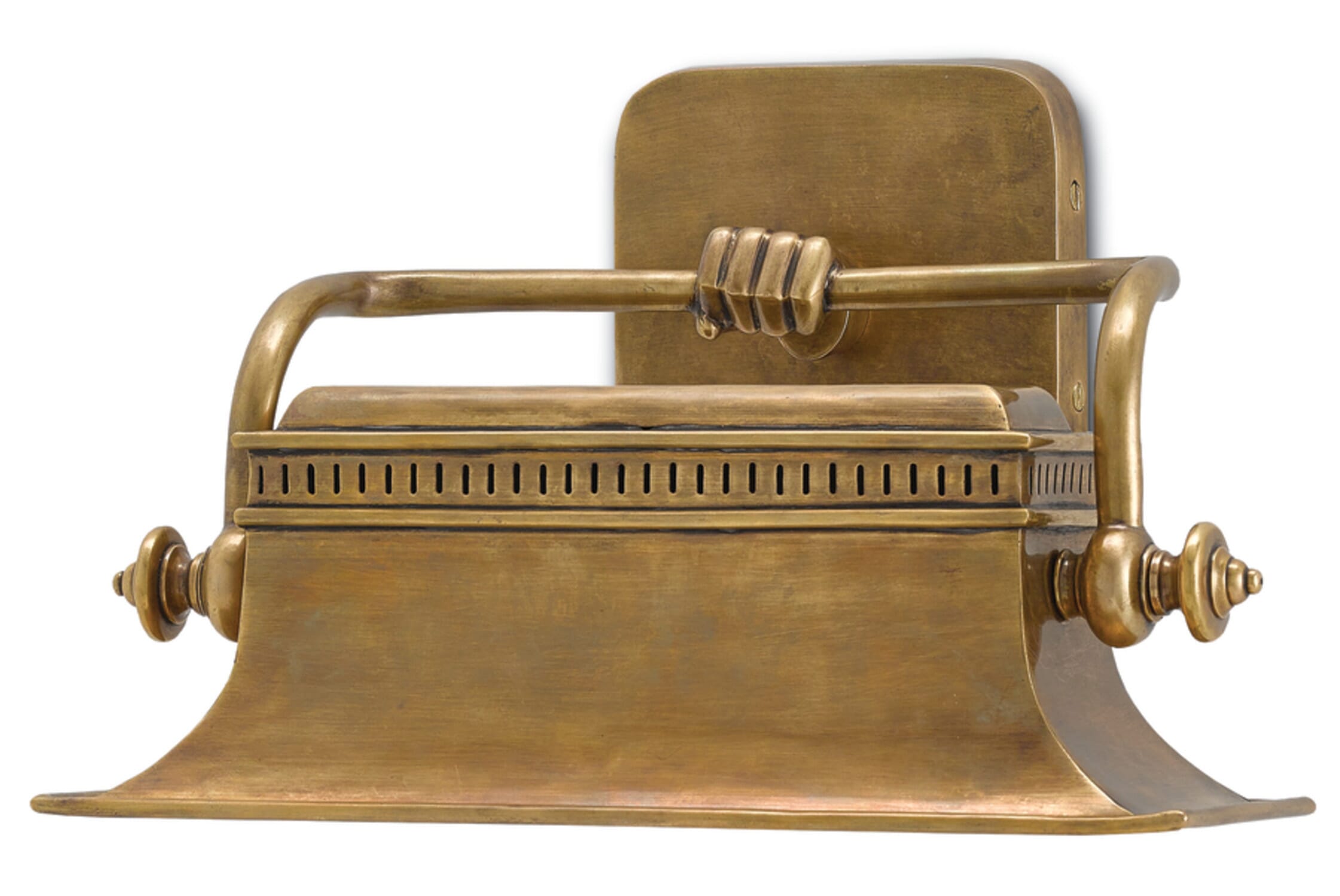 Vintage Brass One Light Wall Sconce from the Bunny Williams Collection