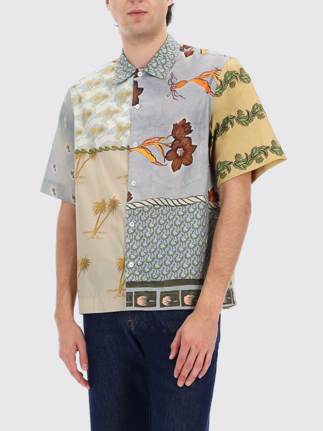 Shirt Men color Multicolor