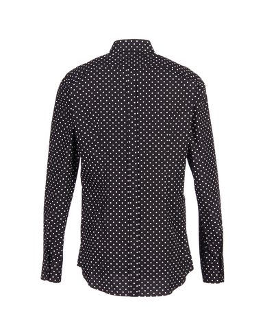 Man Shirt Black Size 14 ½ Cotton, Silk