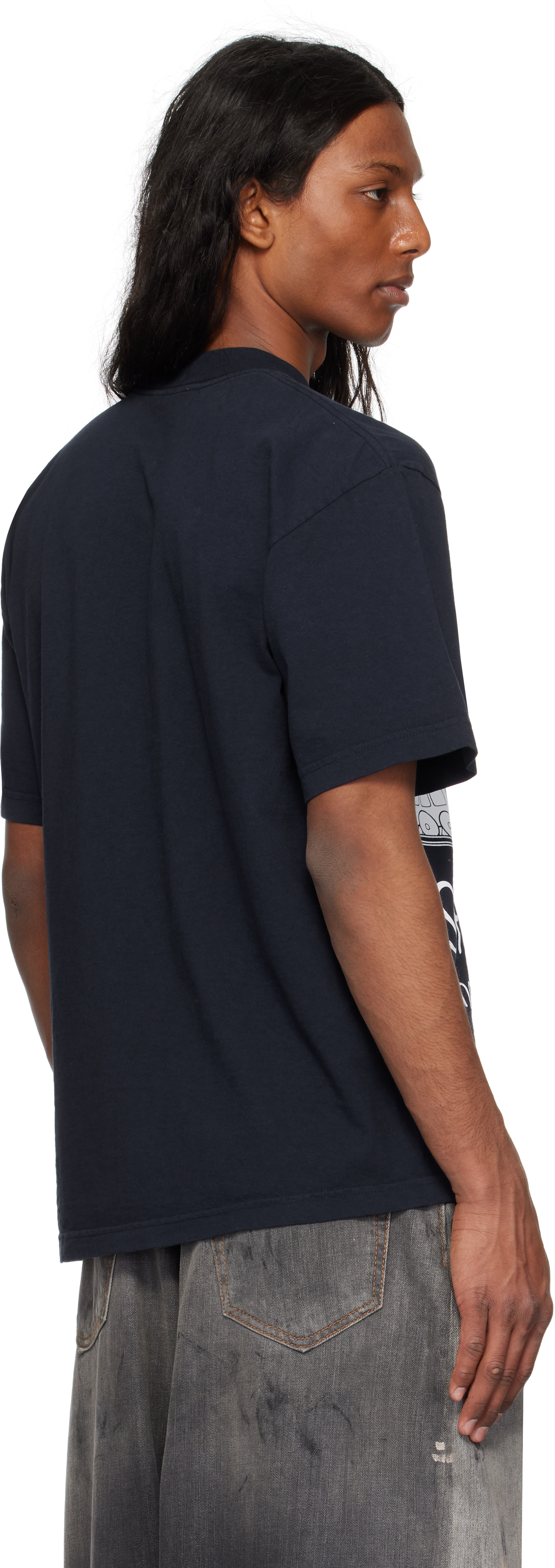 Online Ceramics Navy Precious Moments 'Stay On Track' T-shirt