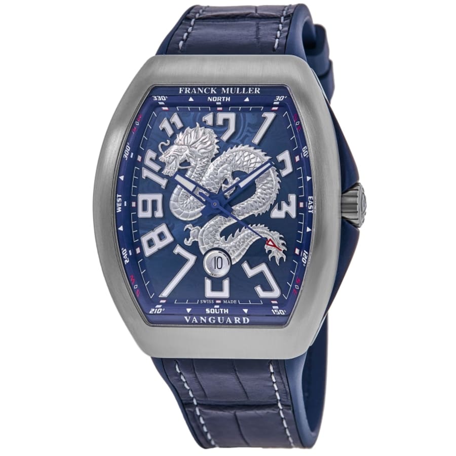 Vanguard Limited Edition Blue Dial Men's Watch V 45 SC DT AC NR DRAGON KING BL