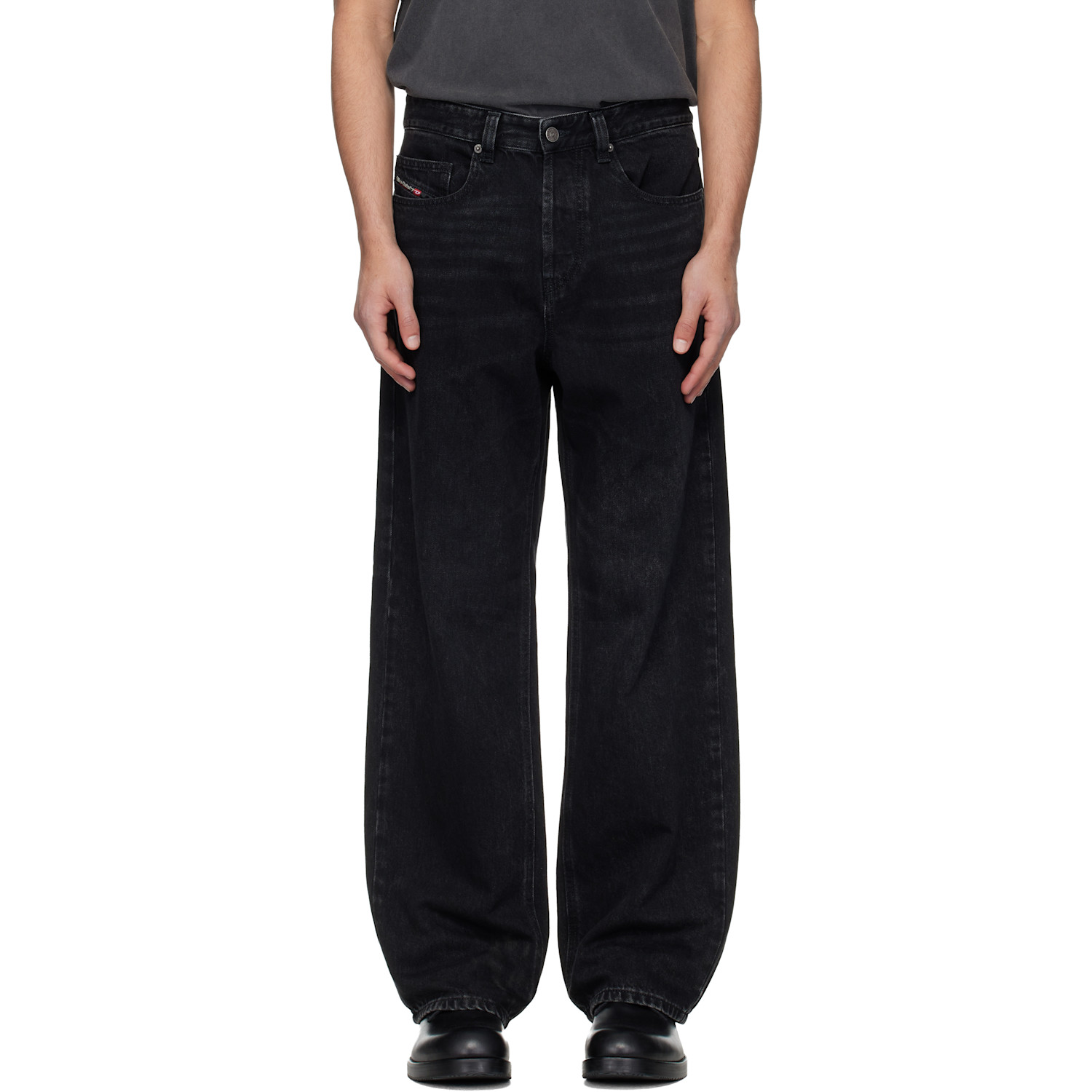 Black Relaxed 2001 D-Macro 09P09 Jeans