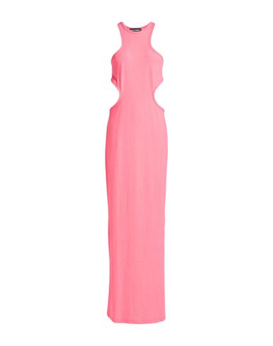 ! Woman Maxi dress Fuchsia Size M Cotton, Elastane