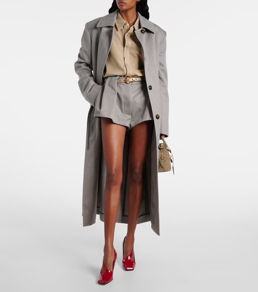 Wool-blend coat