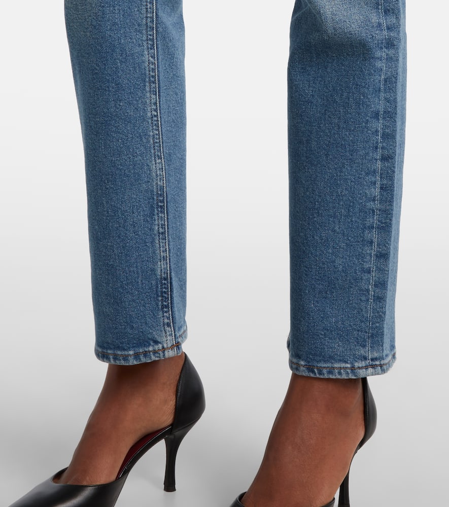 Blaine high-rise straight jeans