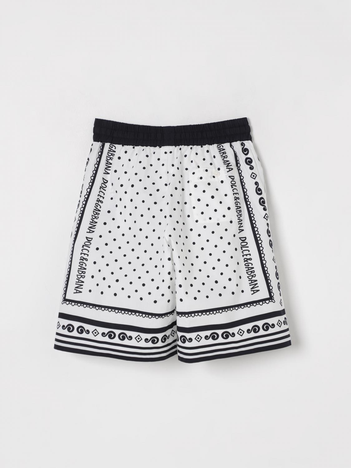 Shorts DOLCE & GABBANA Kids color White