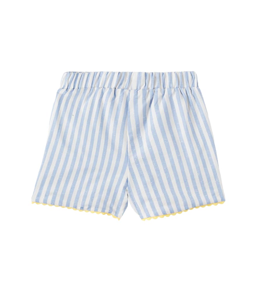 Miranda striped cotton shorts