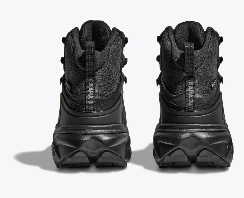 HOKA Women's Kaha 3 GTX Shoes in Black/Black