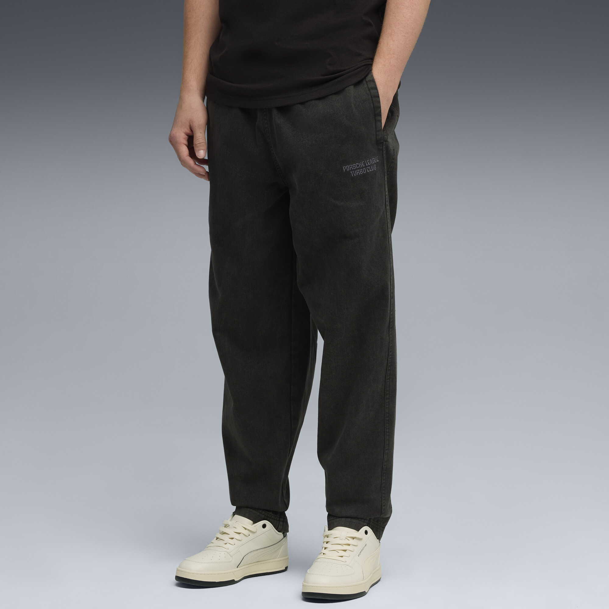 PUMA Porsche Legacy Men's Motorsport Pants in Black