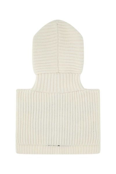 Prada Logo Intarsia Knit Balaclava