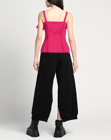 Woman Top Magenta Size 10 Cotton, Polyamide, Elastane