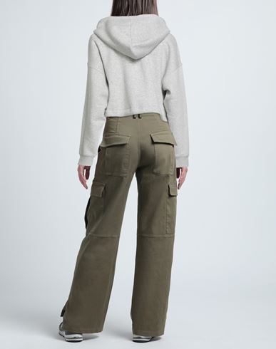 Woman Sweatshirt Grey Size L Cotton, Polyester