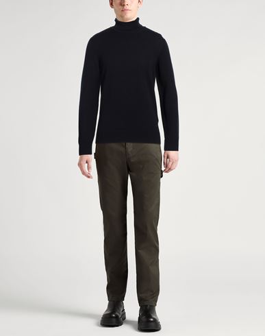 Emporio Armani Man Turtleneck Navy Size S Virgin Wool
