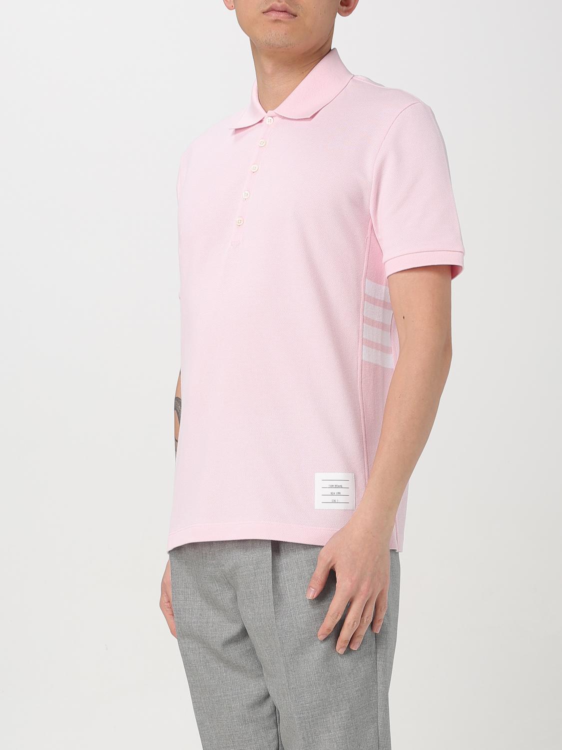 Polo Shirt Men color Pink