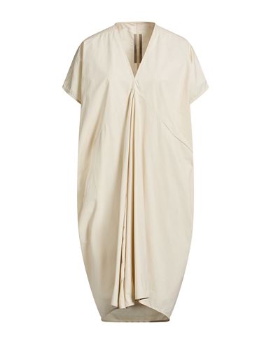 Woman Midi dress Beige Size 2 Cotton