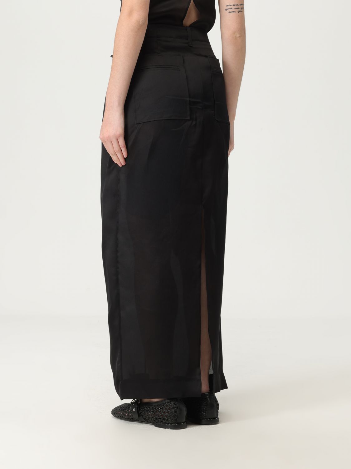 Skirt KHAITE Woman color Black