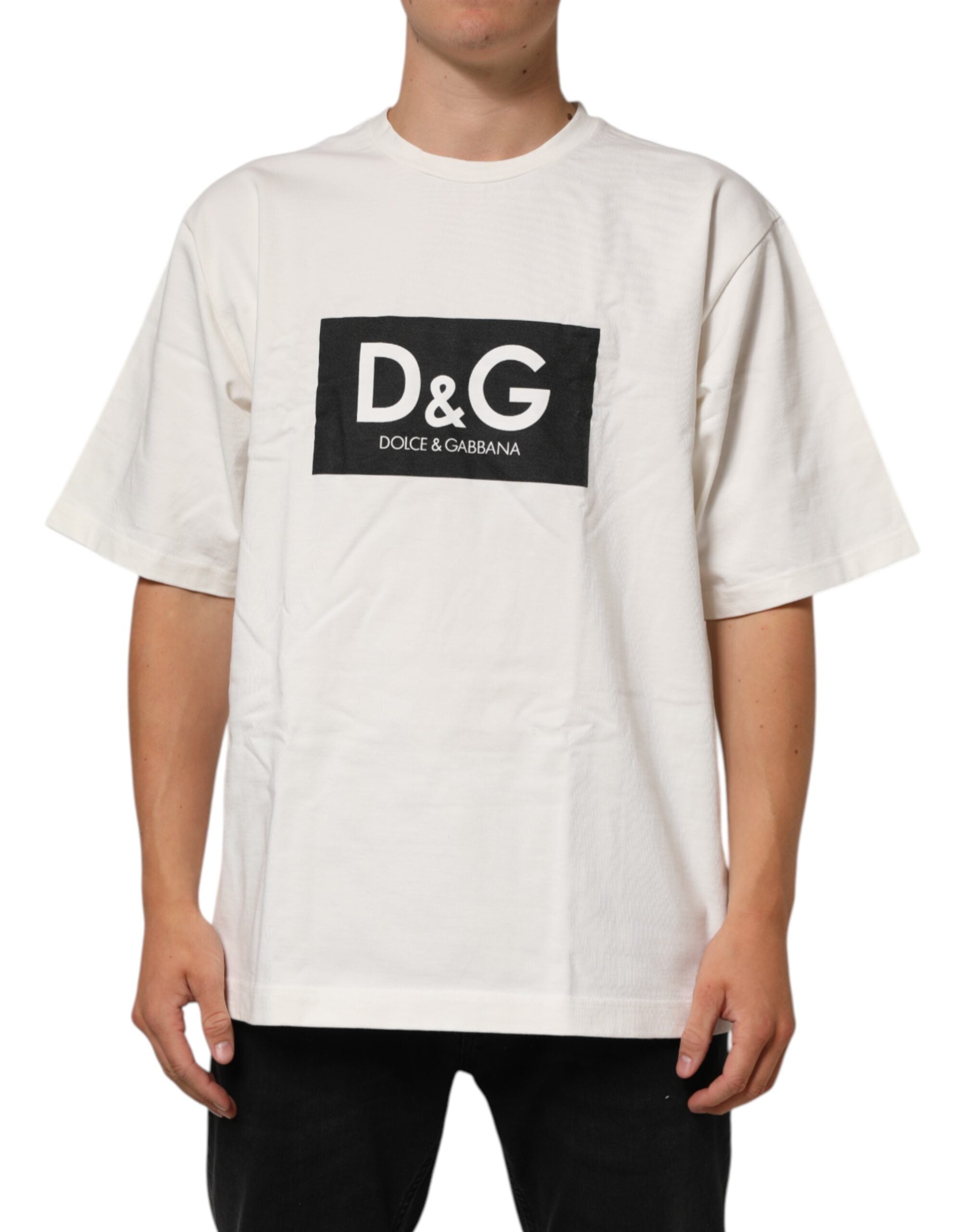 Logo-Print Cotton T-Shirt — White