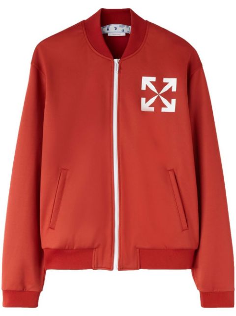 Arrows-print bomber jacket