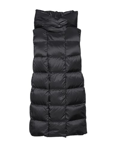 Woman Puffer Black Size 6 Polyester