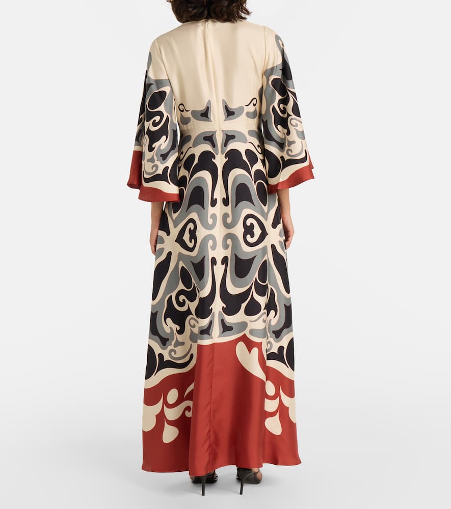 Phoenix Placée silk twill maxi dress