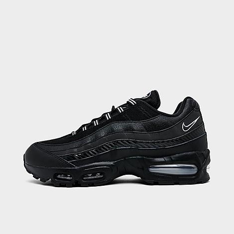 Men's Air Max 95 Big Bubble Casual Shoes in Black/Metallic Silver/Cool Grey