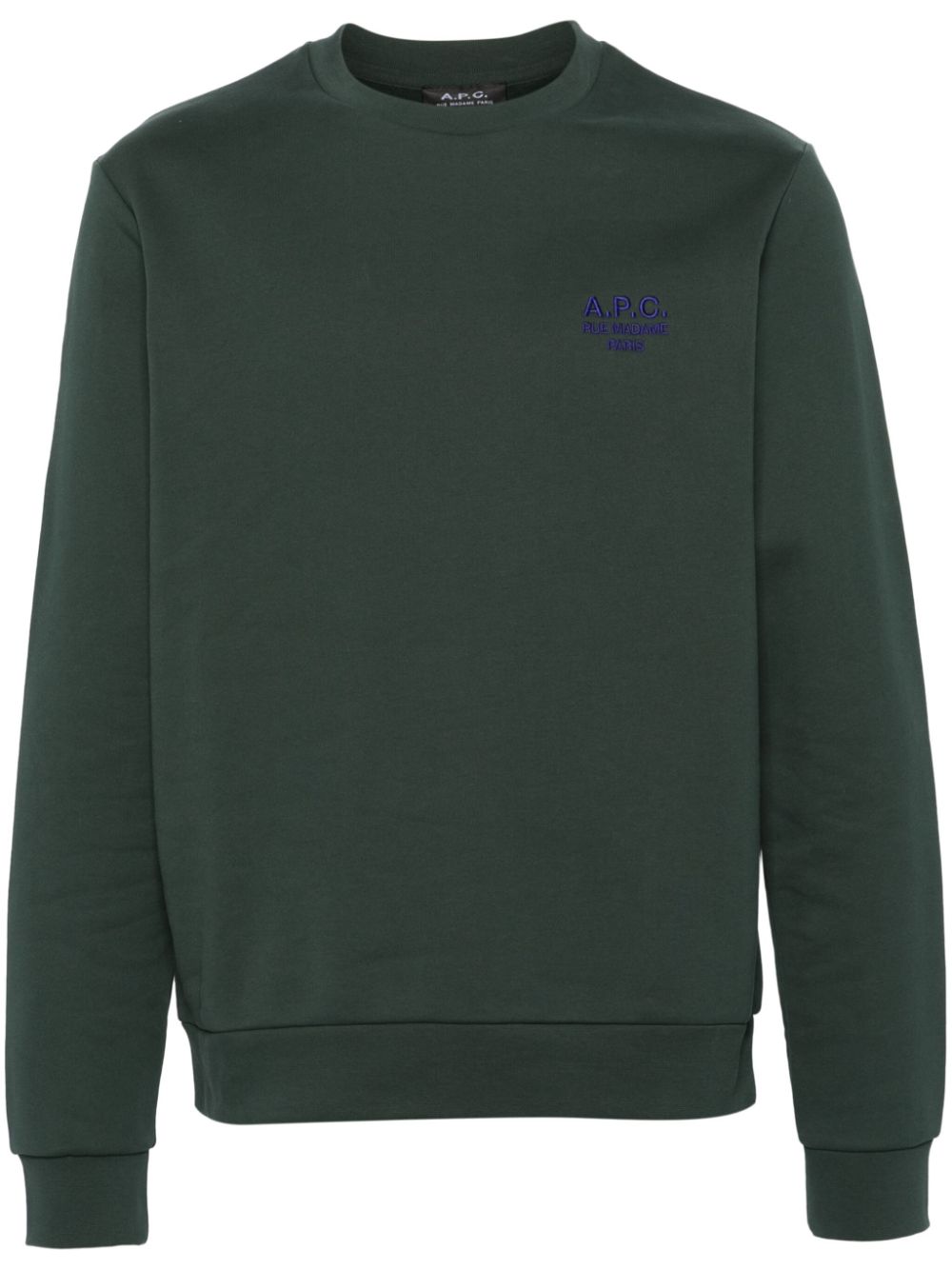 Rider logo-embroidered cotton sweatshirt - Green