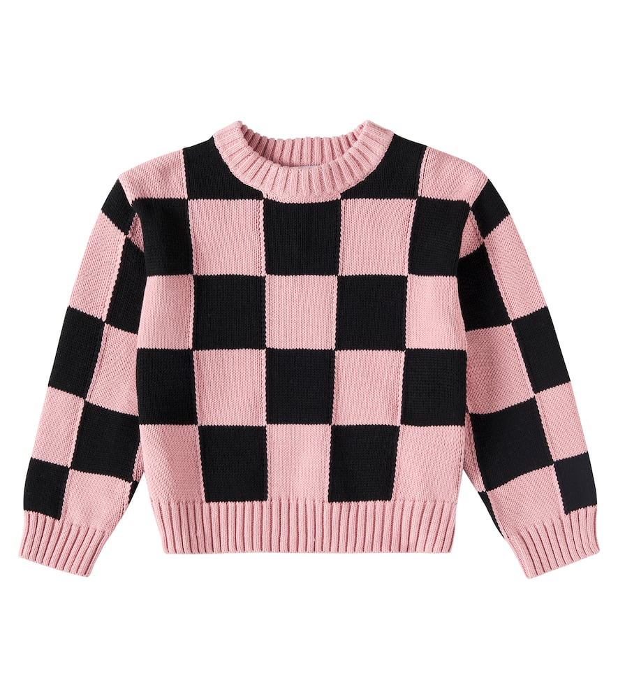Molo Gertina checked cotton sweater