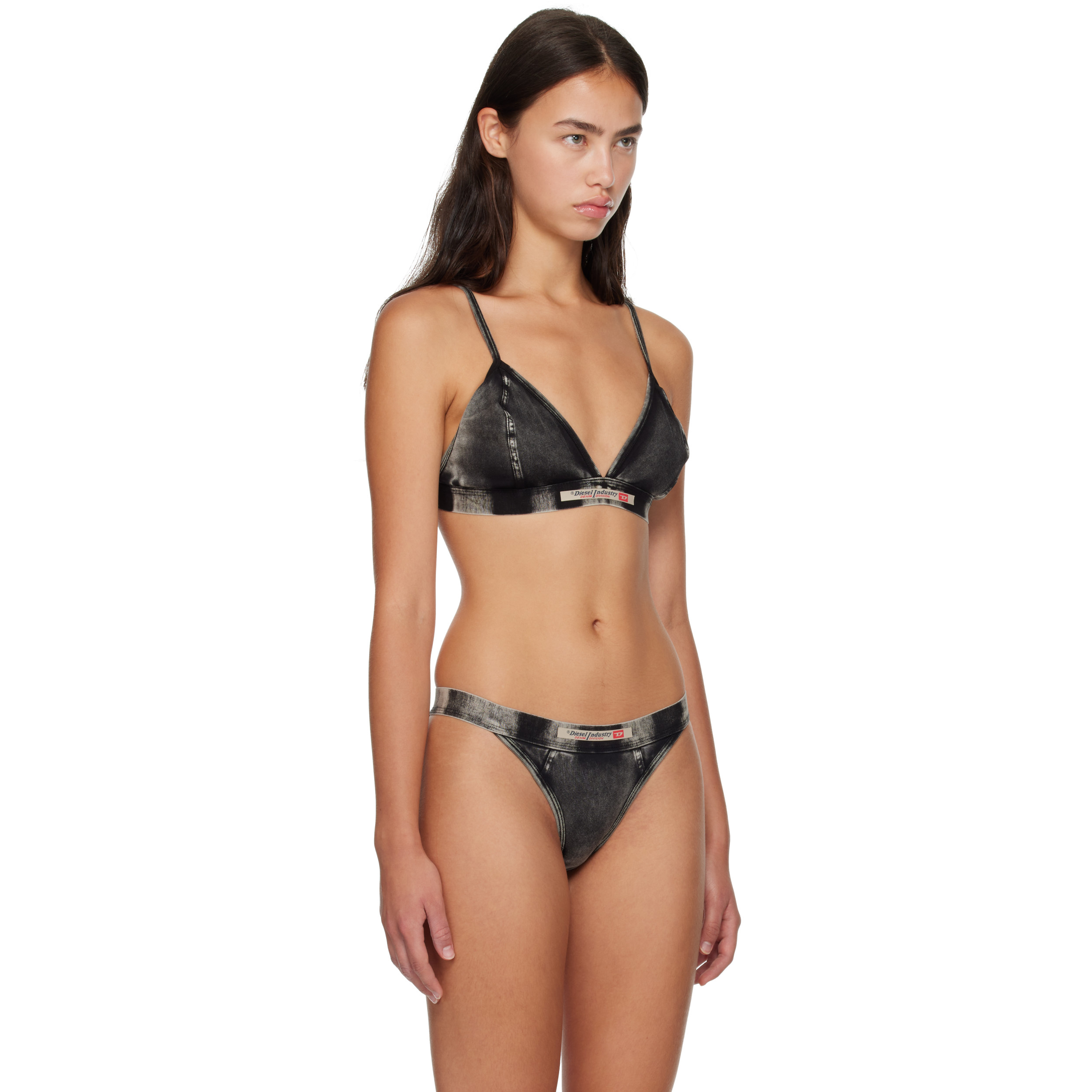 Black Triangle Bra
