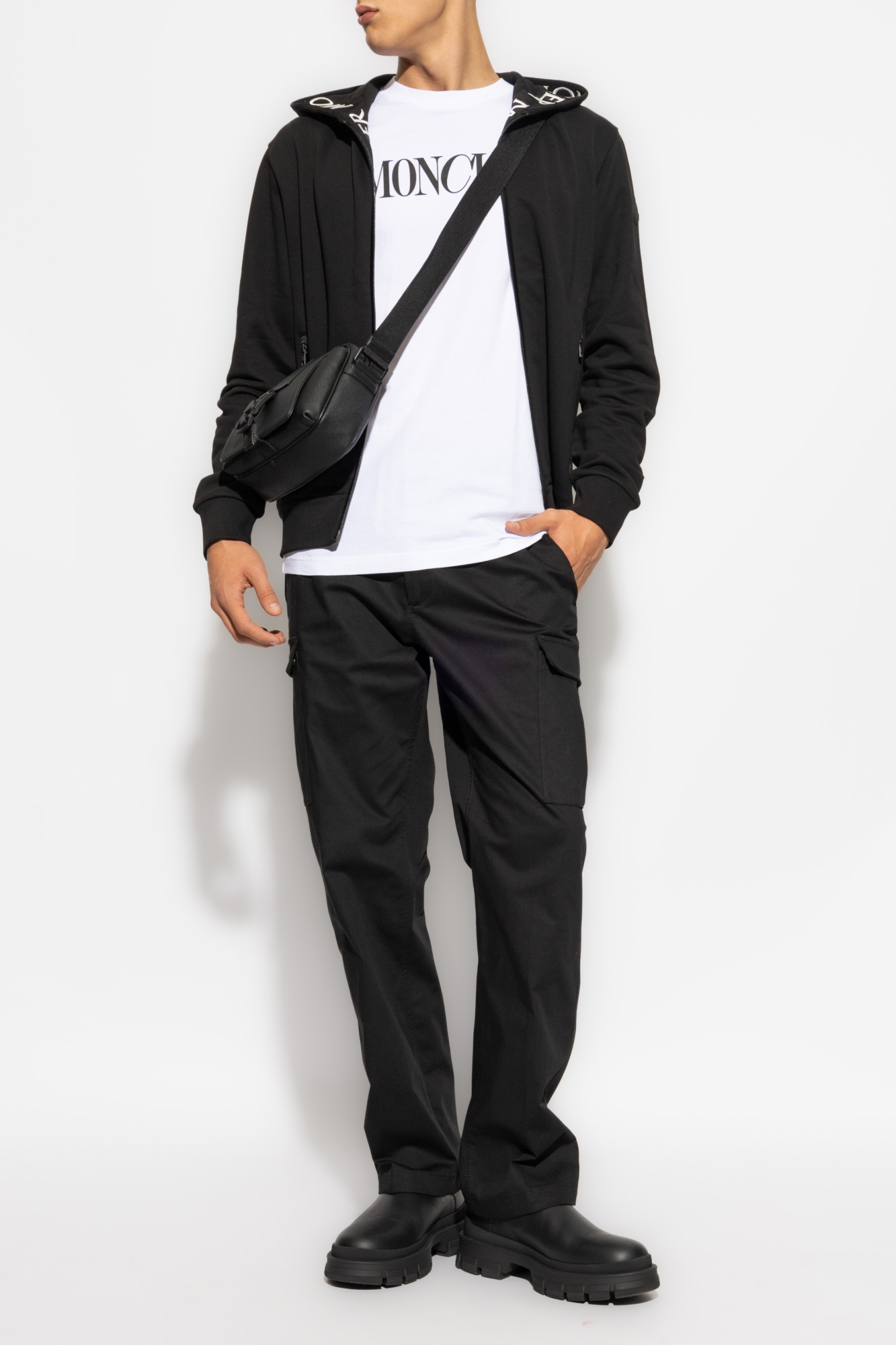 Pants With Pockets, Men's, Black