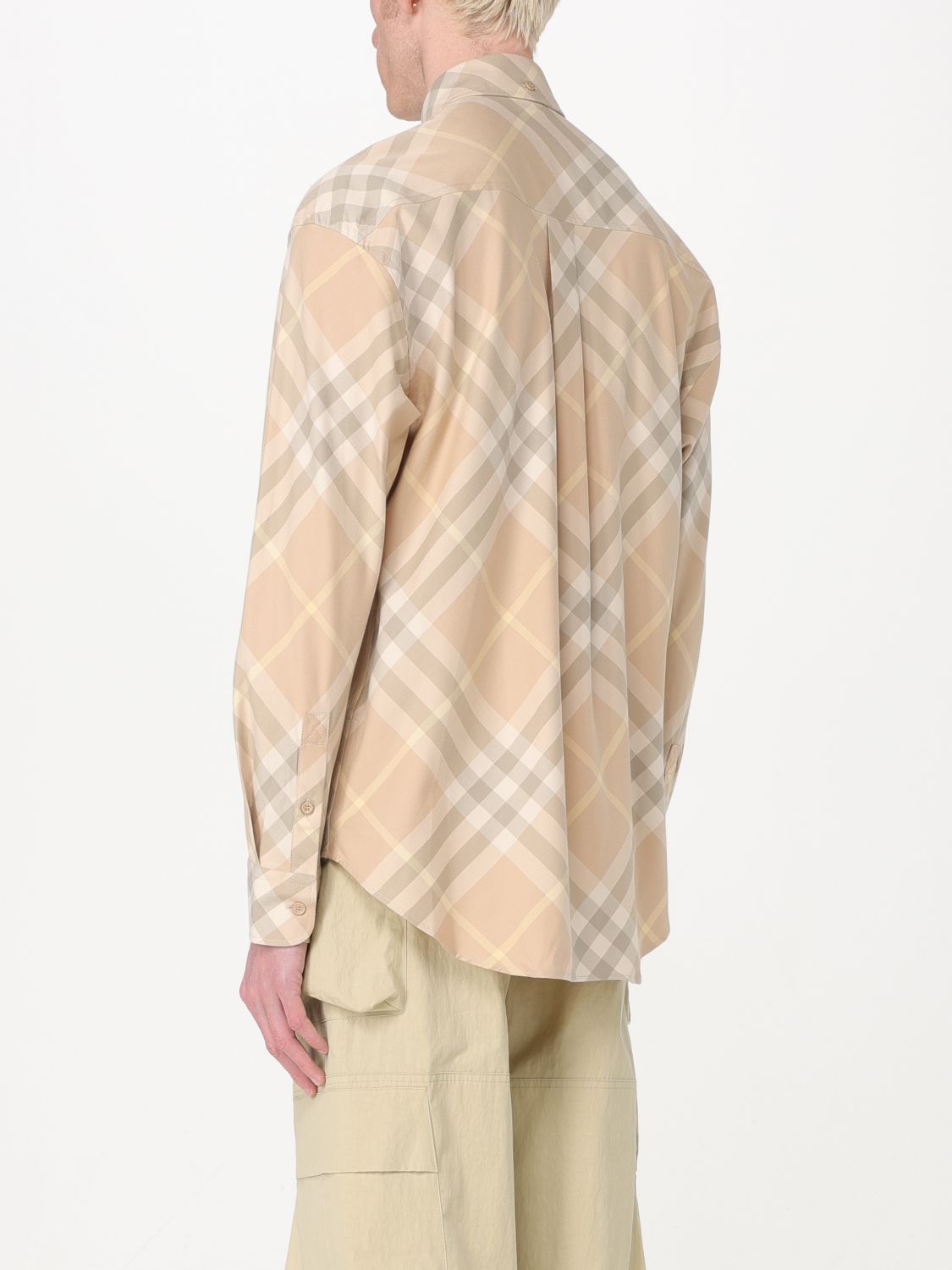 Shirt Men color Beige