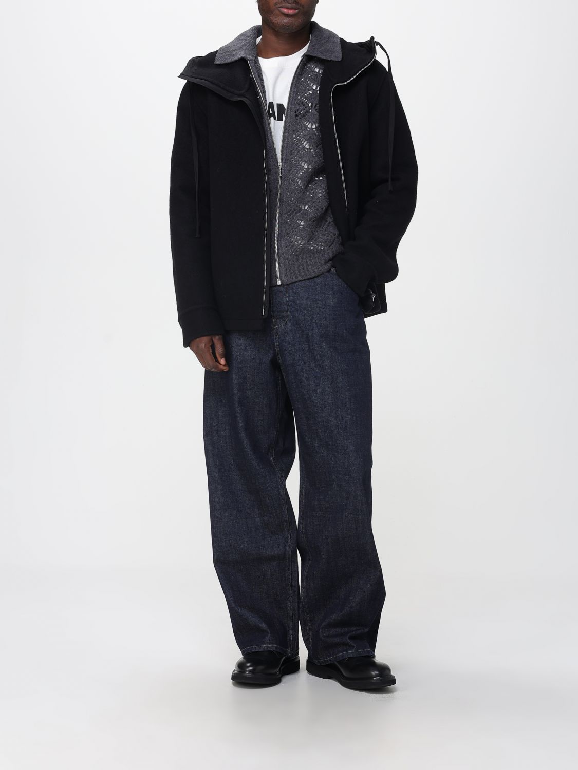 Cardigan Men color Grey