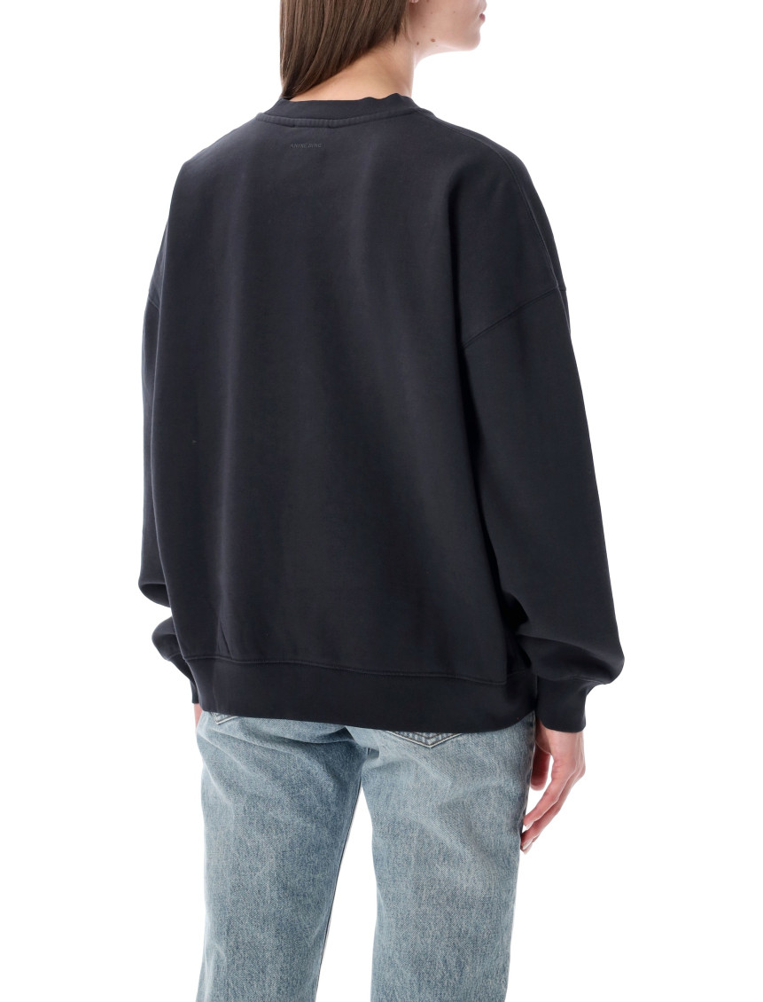 Black Graphic Sweatshirt